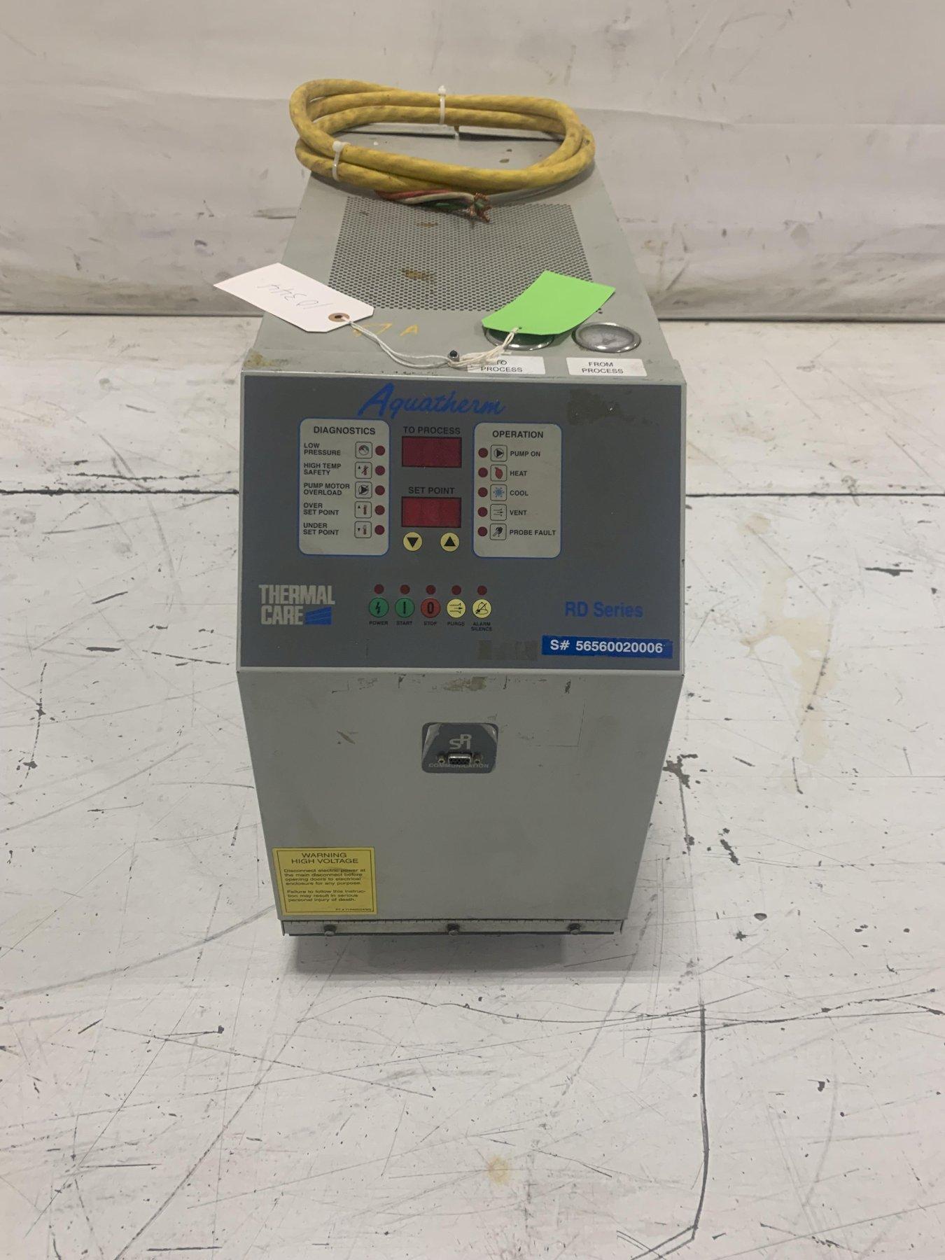 Aquatherm RD Series Thermal Care Mold Temperature Controller. 9kw, 1hp 460V