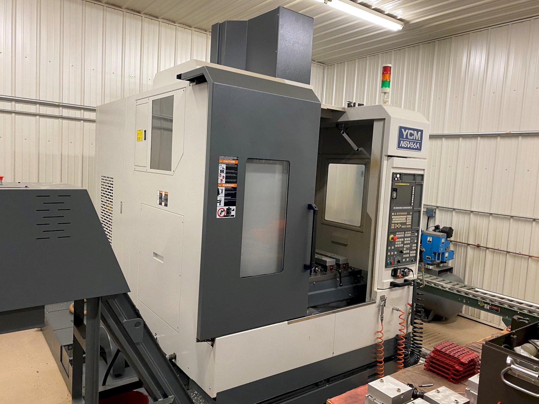 YCM NSV66A CNC Vertical Machining Center For Sale - 2012