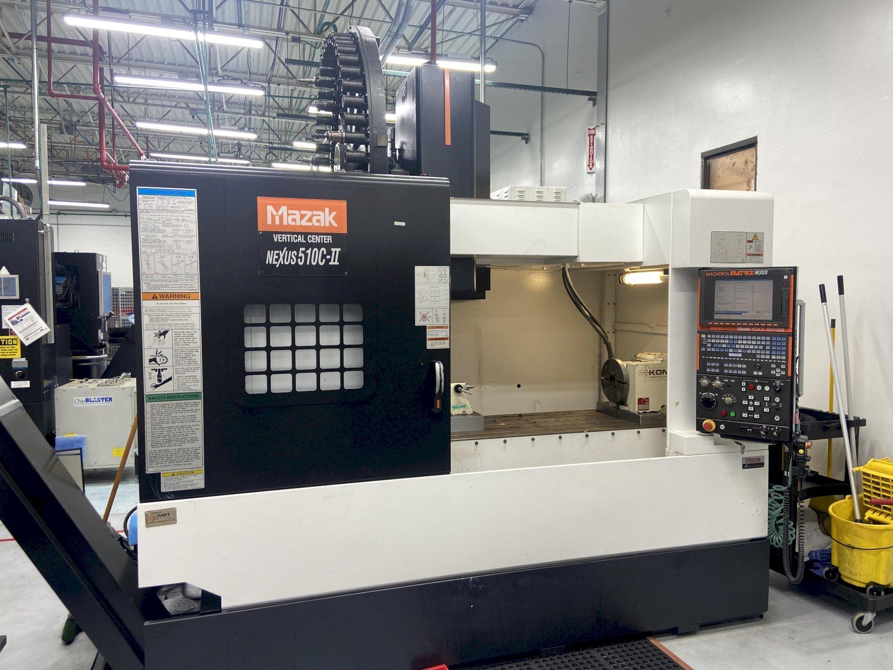 Mazak VCN 510C-II with 4th Axis Rotary Table For Sale - 2011