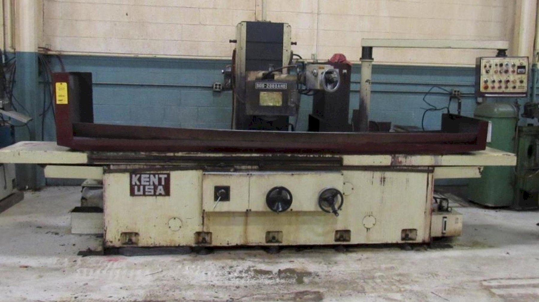 20" X 60" KENT SGS-2060-AHC AUTOMATIC HYDRAULIC SURFACE GRINDER. STOCK # 0524623.