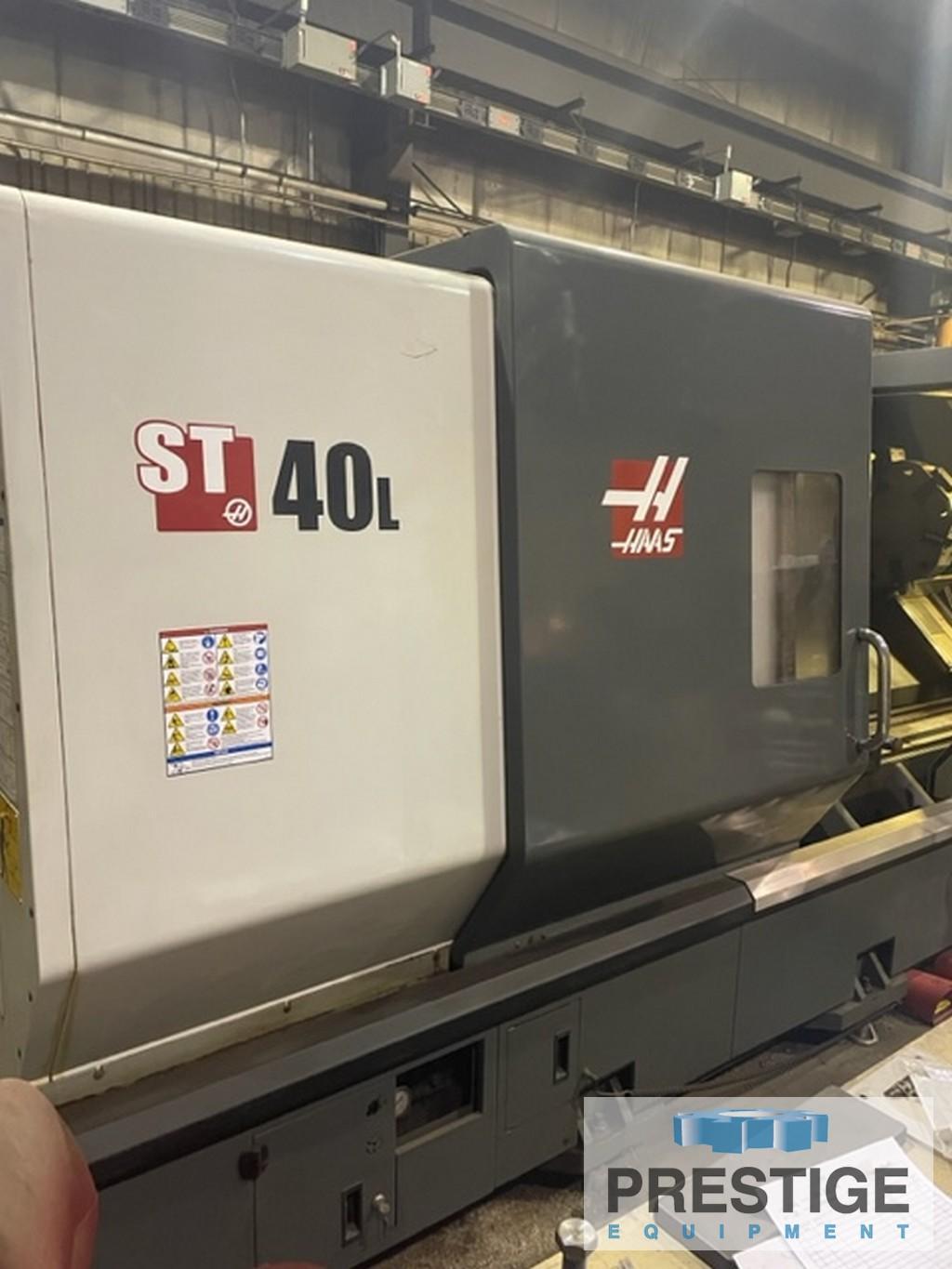 Haas ST-40L, 34.5" Swing, 80 Centers, 15" Chuck, 12-Pos. Tailstock, Chip Conveyor, Presetter, 2013 #32450
