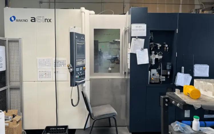 Makino A61NX Used CNC Horizontal Machining Center For Sale with 12 Station MMC2 - 2018