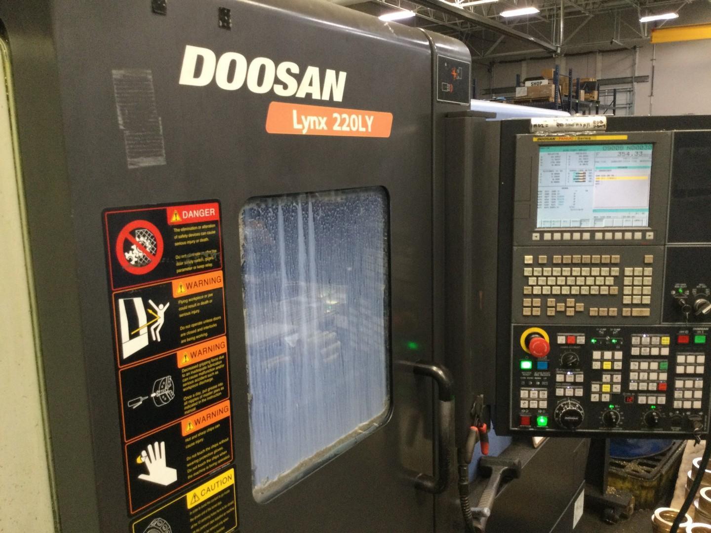 Doosan Lynx 220 LY CNC Turning Center - New 2015