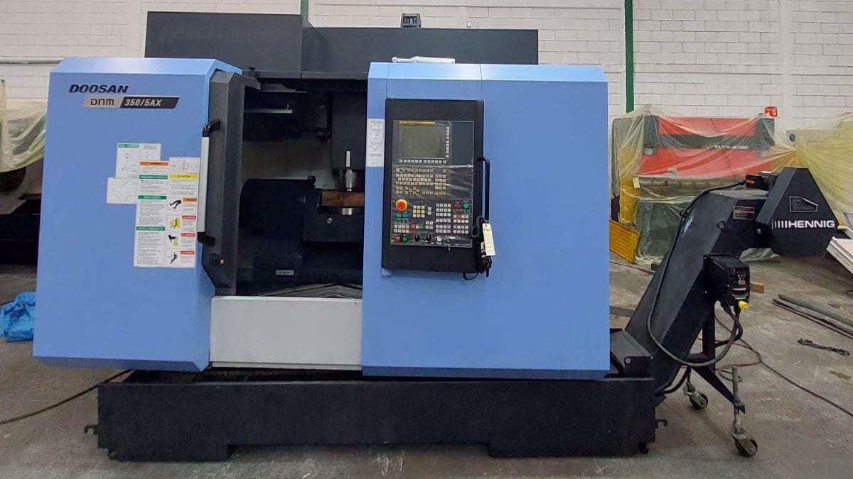 Doosan DNM 350-5AX Used 5 Axis CNC Vertical Machining Center For Sale - 2017