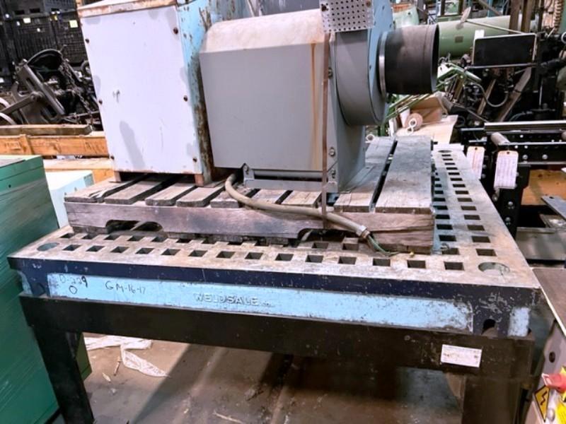 5' X 5' X 6" WELDSALE ACORN PLATE LAYOUT WELDING TABLE WITH STAND