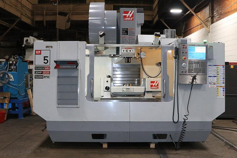 2009 HAAS VF-5D/40TR VERTICAL MACHINING CENTER, 5-AXIS TRUNION TABLE