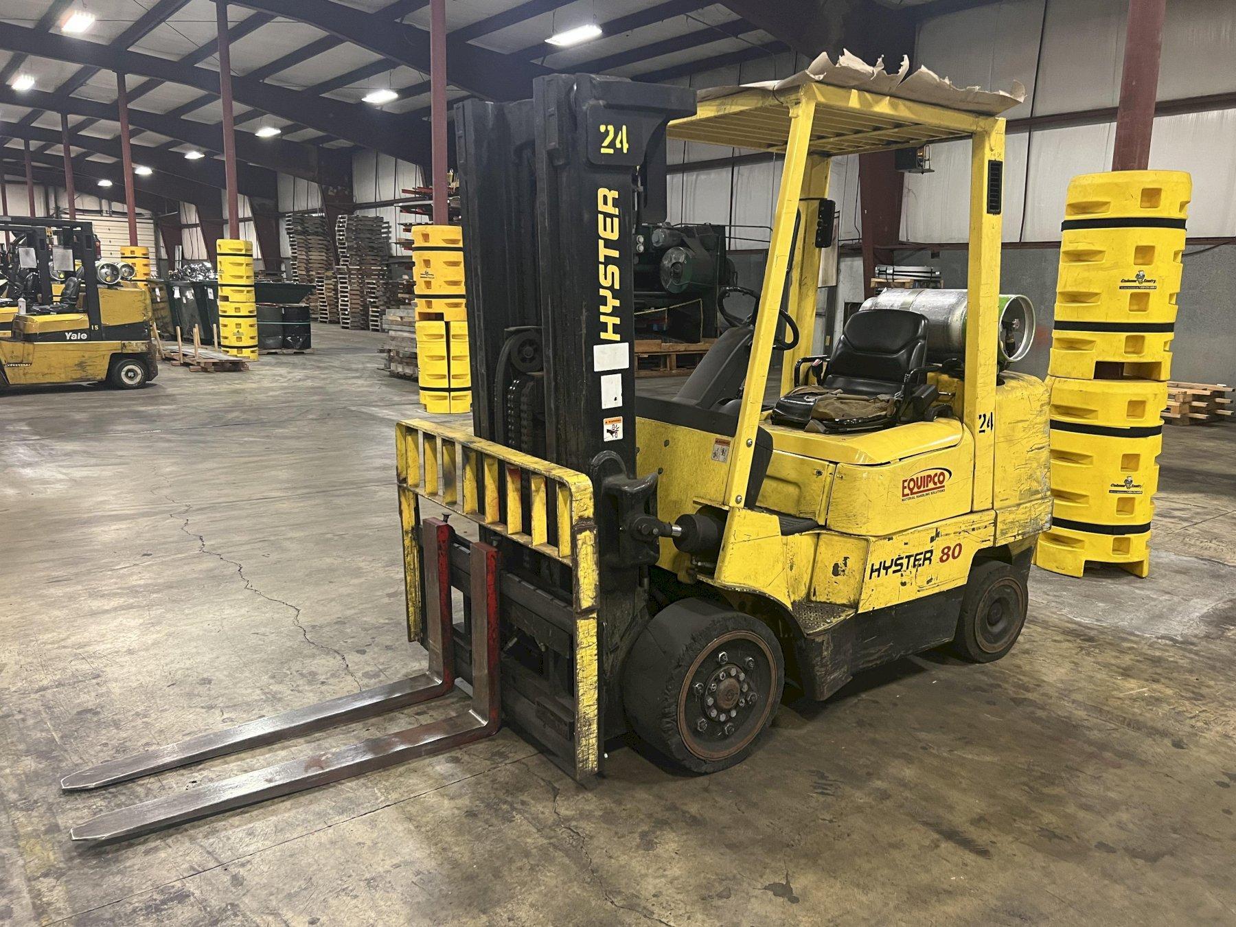 7650 LBS HYSTER MODEL S80XM LP-GAS FORKLIFT: STOCK #18837